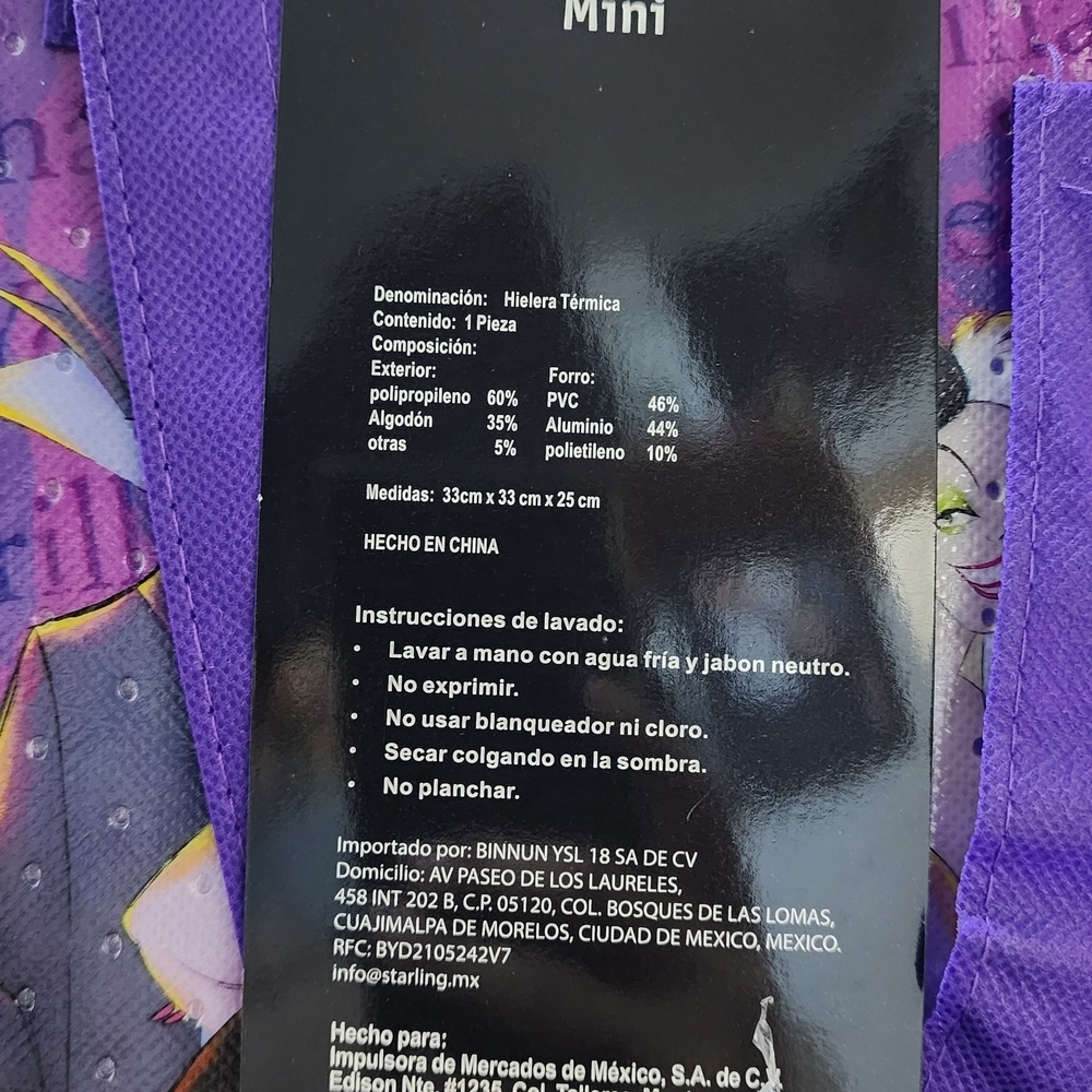OXXO Disney Villains Mini Thermal Cooler - Purple - Picture 3 of 3